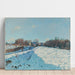 Reproduction of the painting Snow Effect Painting at Louveciennes - Alfred Sisley