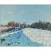 Reproduction of the painting Snow Effect Painting at Louveciennes - Alfred Sisley