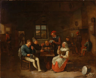Egbert Van Heemskerck - Kroscene med festende bnder.webp