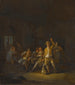 Un interior de taberna con campesinos bebiendo y cantando - Egbert van Heemskerck el Joven — vista de la obra