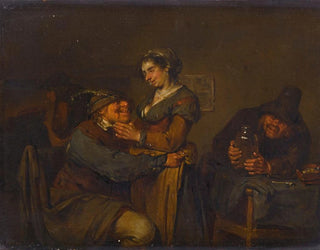 Egbert van Heemskerck the Younger - An amorous couple in an inn.webp
