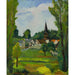 Reproduction of the painting of Church of Old Mill near Compiègne (Oise) - Suzanne Valadon