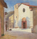 Iglesia y calle Camprodon - Emily Sargent — vista de la obra