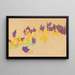 Flores en el jardín del castillo de Krumau - Egon Schiele — cuadro enmarcado en la pared