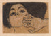 Cabeza de mujer - Egon Schiele — vista de la obra