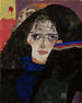 Mujer en duelo - Egon Schiele — vista de la obra