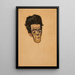 Autorretrato - Egon Schiele — cuadro enmarcado en la pared