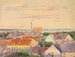 Vista de la ciudad - Egon Schiele — vista de la obra