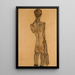 Reproducción del cuadro Nu masculino de pie visto desde atrás - Egon Schiele