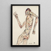 Reproduction of the painting The Dancer - Egon Schiele
