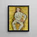 Victor Ritter von Bauer - Egon Schiele — cuadro enmarcado en la pared