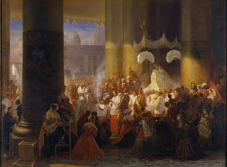 Procession at the Corpus Christi festival in Rome - Egron Lundgren — artwork view