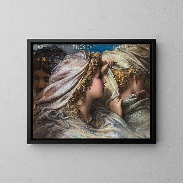 Las Parcas - Egron Lundgren — cuadro enmarcado en la pared