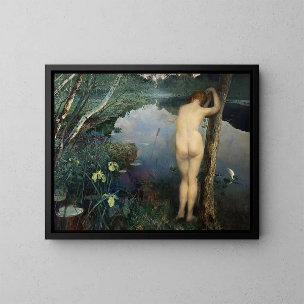Nocturno - Eilif Peterssen — cuadro enmarcado en la pared