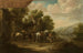 Paisaje con caballeros - Eise Aetes Ruytenbach — vista de la obra