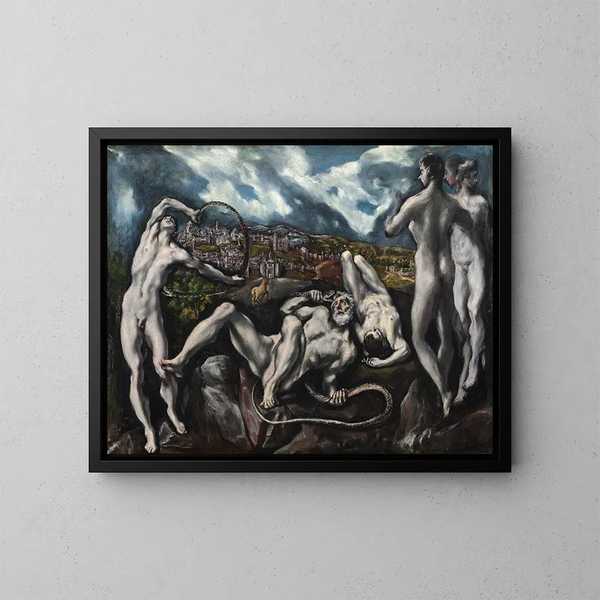 Laocoon - El Greco — cuadro enmarcado en la pared