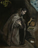 Saint François agenouillé en méditation - El Greco — artwork view