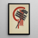 Internacional - El Lissitzky — cuadro enmarcado en la pared