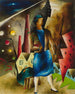 L'Expulsion - Eldzier Cortor — vista de la obra