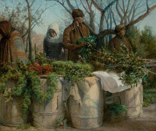 Venta de follaje de Navidad - Eleazer Hutchinson Miller — vista de la obra