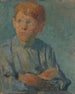 Niño pelirrojo - Elemér Halász-Hradil — vista de la obra