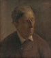 Study of a man's head - Elemér Halász-Hradil — artwork view