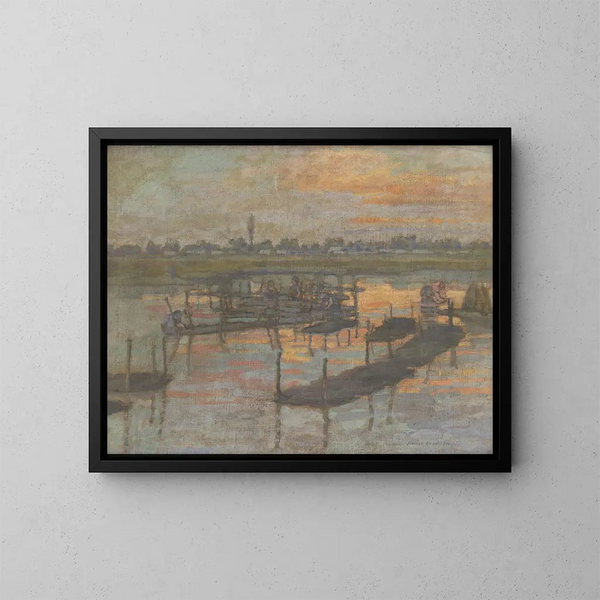 Manie de la konop - Elemér Halász-Hradil — cuadro enmarcado en la pared