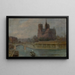 París - Elemér Halász-Hradil — cuadro enmarcado en la pared