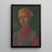 Niña Campesina - Elemér Halász-Hradil — cuadro enmarcado en la pared