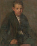 Portrait of a young worker - Elemér Halász-Hradil — artwork view