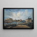 View of Stockholm IV - Elias Martin — framed artwork on a wall