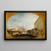 Vista de Estocolmo I - Elias Martin — cuadro enmarcado en la pared