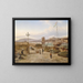 Vista de Buda - Elias Pieter van Bommel — cuadro enmarcado en la pared