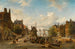 El Singel y Brouwersgracht, Ámsterdam - Elias Pieter van Bommel — vista de la obra