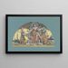Corrupt Legislation - Elihu Vedder — framed artwork on a wall