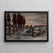 Desolación - Elihu Vedder — cuadro enmarcado en la pared