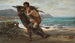Pescador y sirena - Elihu Vedder — vista de la obra