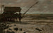 Cabaña de pesca cerca del muelle, Viareggio, Italia - Elihu Vedder — vista de la obra