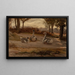 Geese - Elihu Vedder — framed artwork on a wall