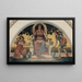Fresque de la bonne administration - Elihu Vedder — framed artwork on a wall