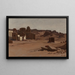 Tumbas modernas Asuán Egipto - Elihu Vedder — cuadro enmarcado en la pared