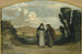 Moines sur la voie Appienne - Elihu Vedder — artwork view