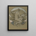 Gloire du matin - Elihu Vedder — cuadro enmarcado en la pared