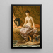 Odalisca - Elihu Vedder — cuadro enmarcado en la pared