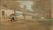 Figure at the roadside with umbrella - Elihu Vedder — artwork view