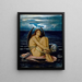 L'âme en esclavage - Elihu Vedder — framed artwork on a wall