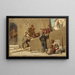 The miller's fable, his son, and the donkey No. 5 - Elihu Vedder — framed artwork on a wall