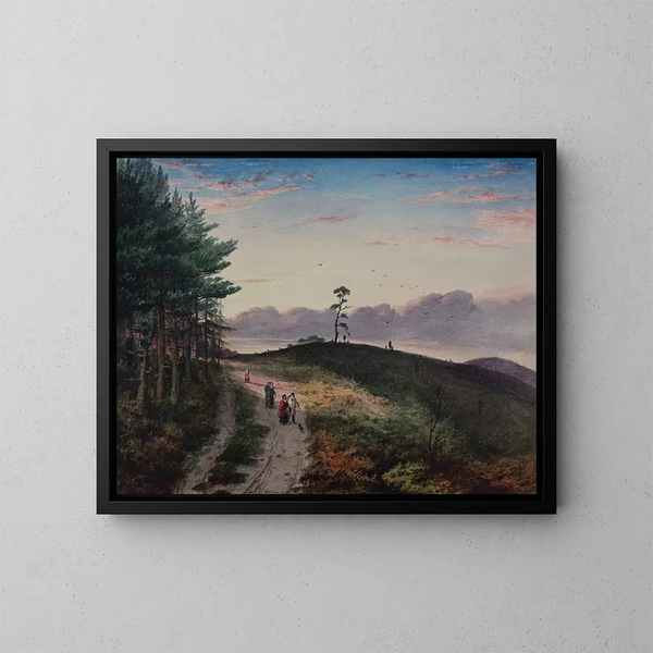 Ruta en Cofton Hill - Elijah Walton — cuadro enmarcado en la pared