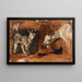 Chèvres - Eliphalet Fraser Andrews — framed artwork on a wall