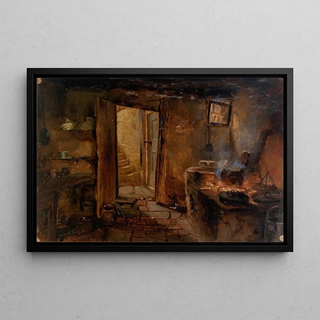Eliphalet Fraser Andrews - Interior of a Kitchen.webp